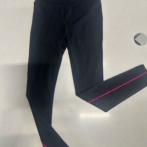 Savage X Fenty Black Leggings with Pink Accent